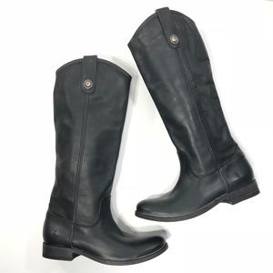 Frye Womens Melissa Button Riding Boot 6 B W0109